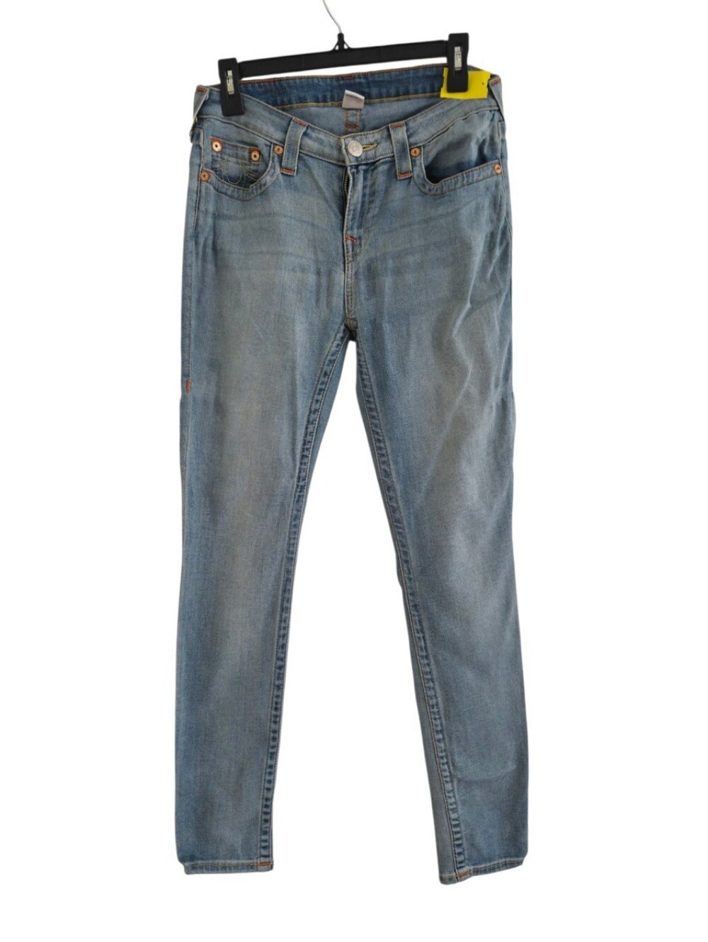 True Religion Curvy Skinny Jeans Women's Size 29 Light Wash Stretch Mid Rise Y2k